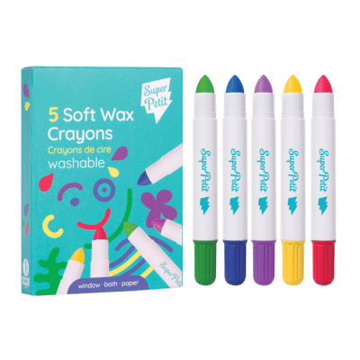 5 SOFT WAX CRAYONS