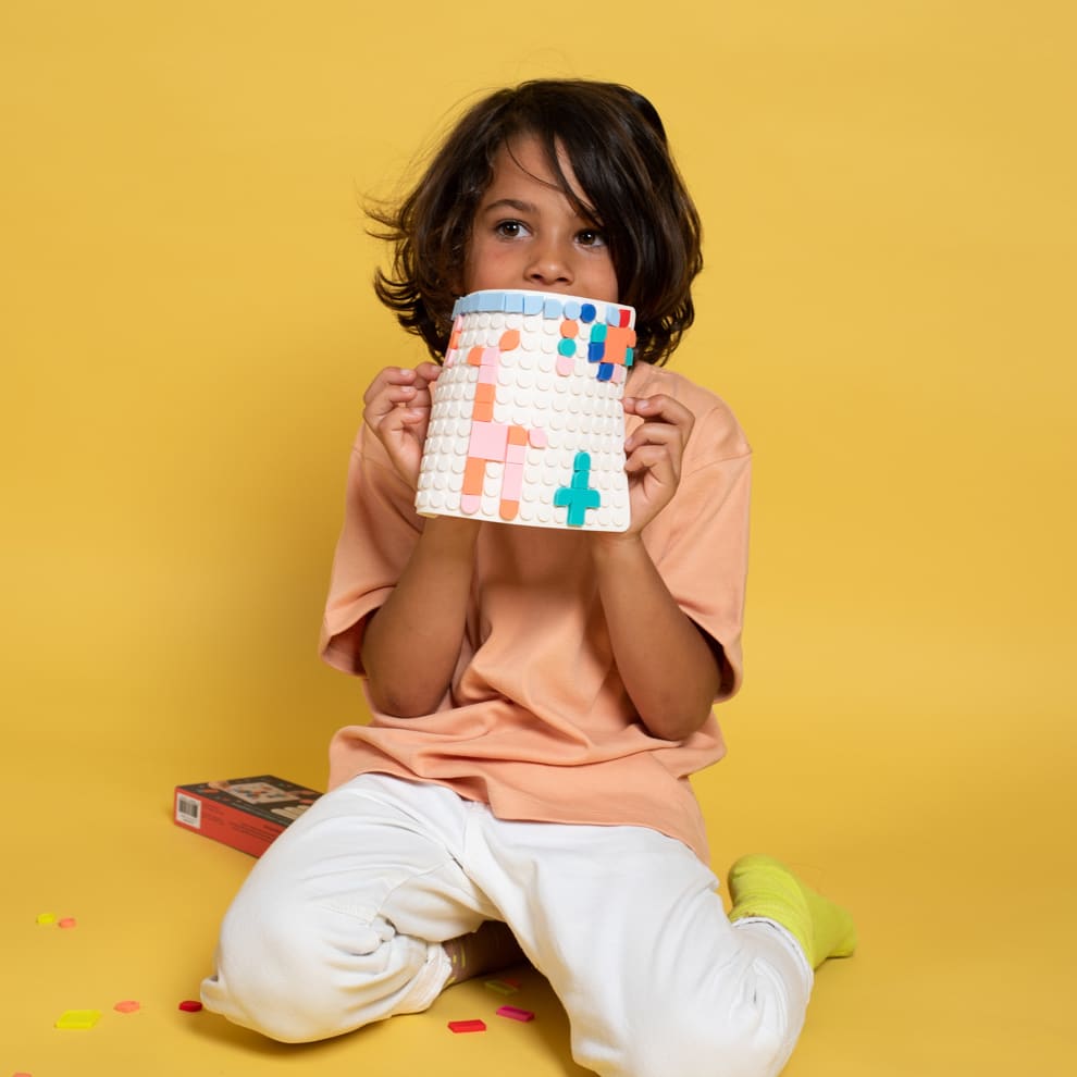 SUPER PETIT Silipop – Gioco Mosaico Viaggio Per Bambini 3+ Anni, Set Creativo Con 65 Pezzi E Base In Silicone, Attività Riutilizzabile Senza Schermi
